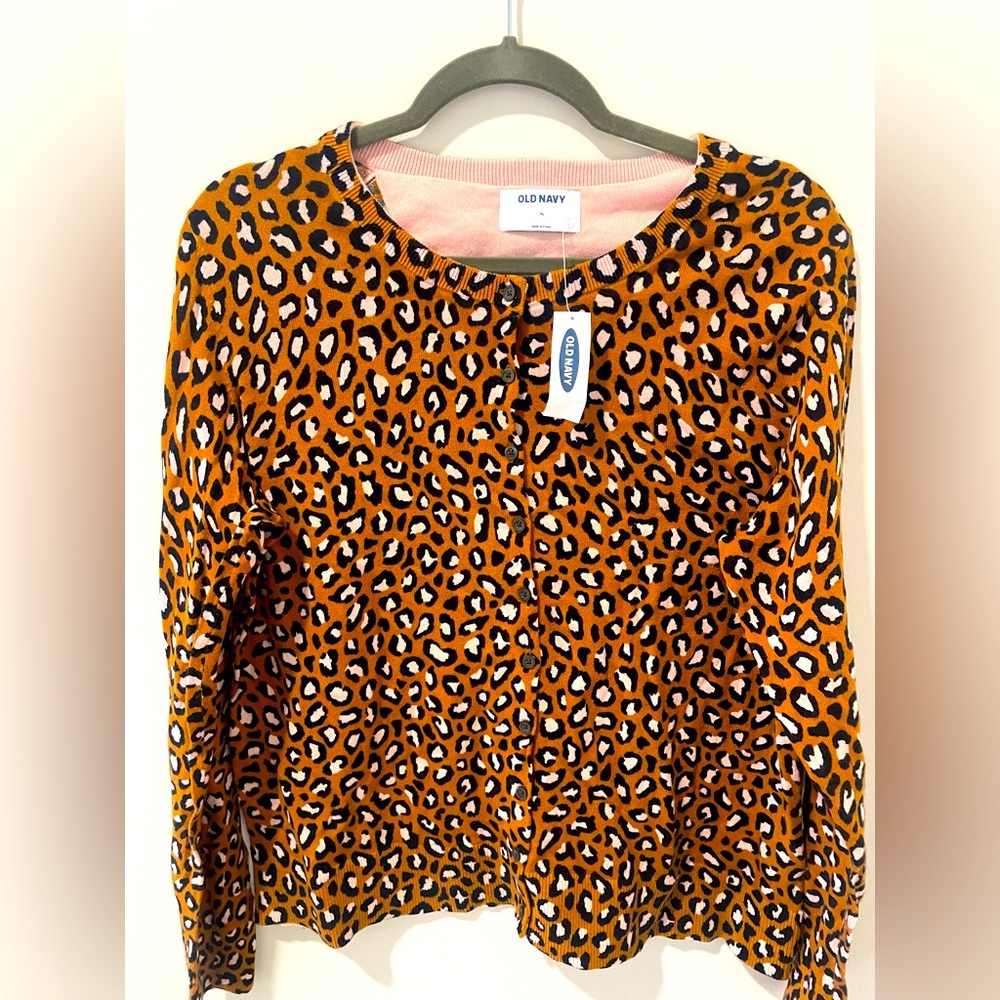 Cheetah Print Cardigan
